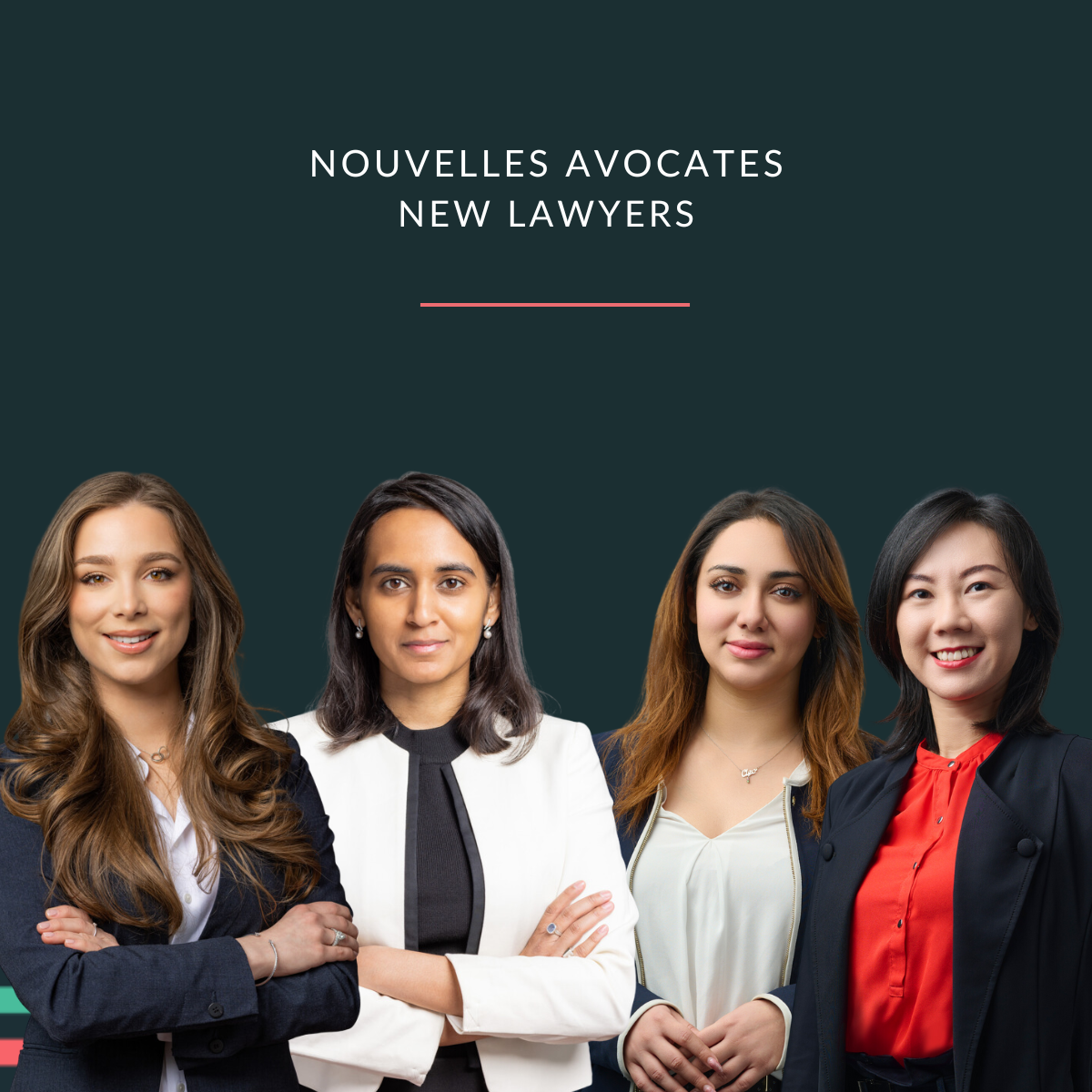 4 nouvelles avocates choisissent DS Avocats Canada 